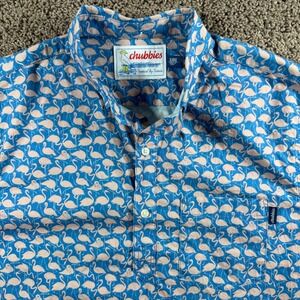 Chubbies Domingos are for Flamingos Shirt‎ XL Nautical pullover Mens golf beach